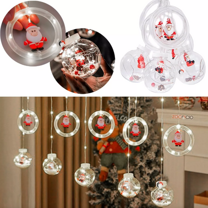 "Cortina Lumina®: Luces de Deseos Navideños"