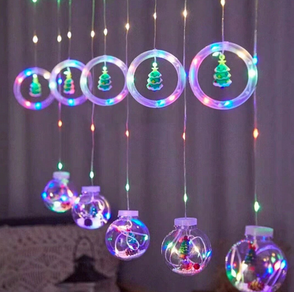 "Cortina Lumina®: Luces de Deseos Navideños"