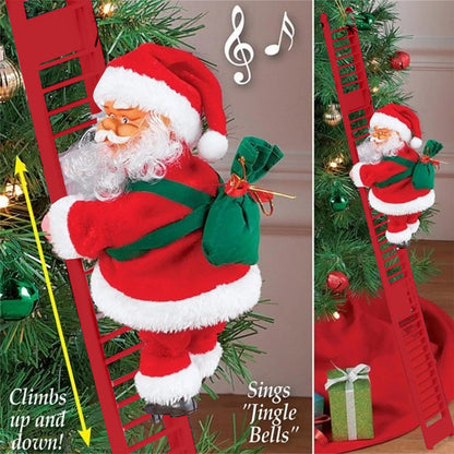 PAPÁ NOEL ESCALADOR CON MÚSICA HASBRO® PAPÁ NOEL ESCALERA CON MÚSICA HASBRO®