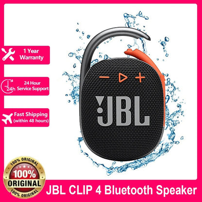 Parlante JBL Clip 4 – Sonido Portátil y Resistente al Agua