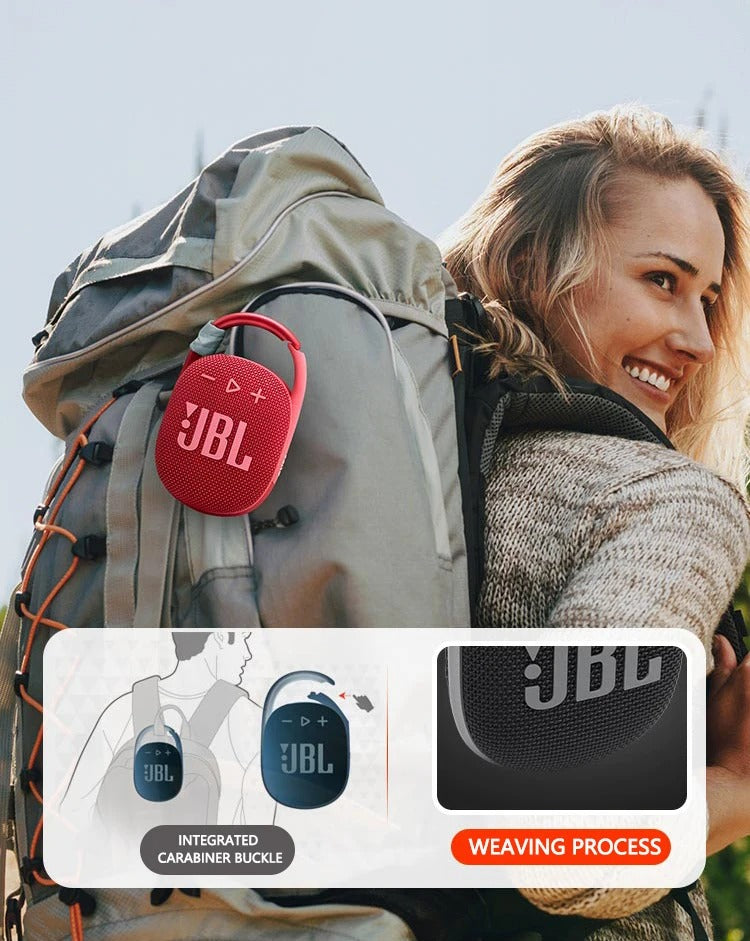 Parlante JBL Clip 4 – Sonido Portátil y Resistente al Agua