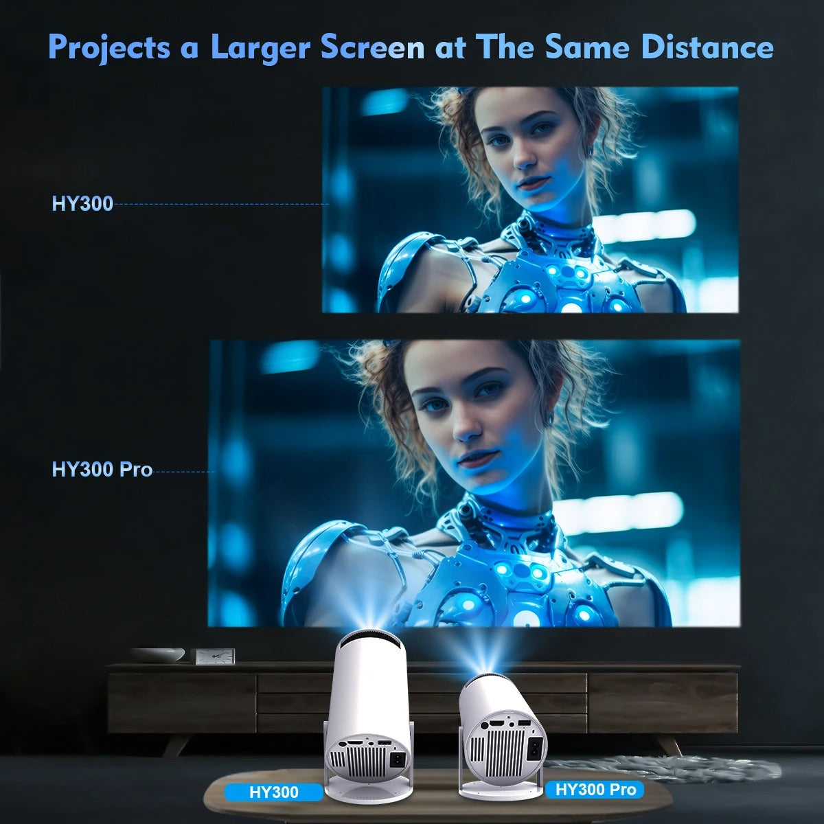 🎥 ¡Lleva el cine a cualquier lugar con el Proyector Transpeed Android 11 4K! 🌟