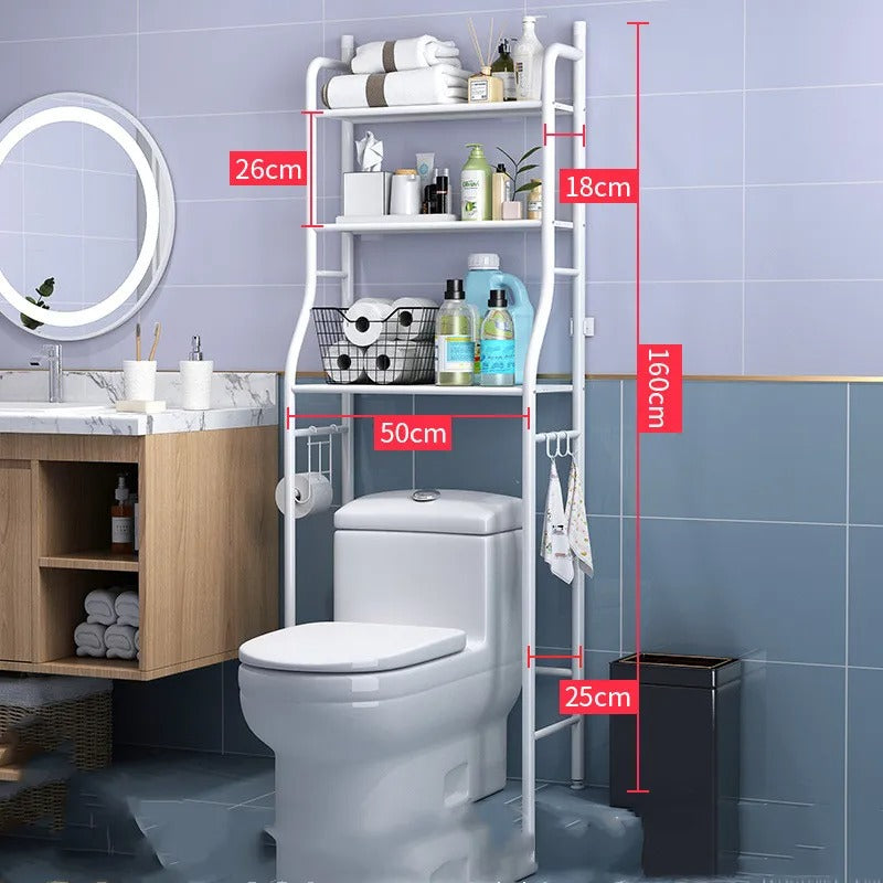 Estante Multifuncional Resistente para Baño y Cocina – Organiza con Estilo